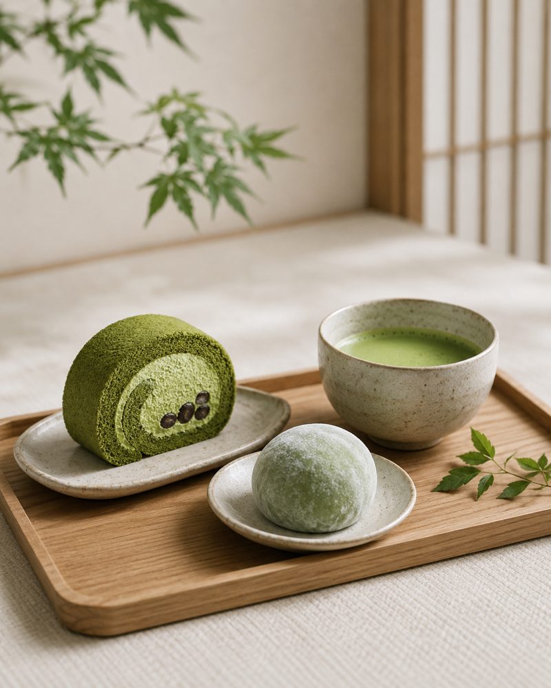 抹茶羽二重(2入)