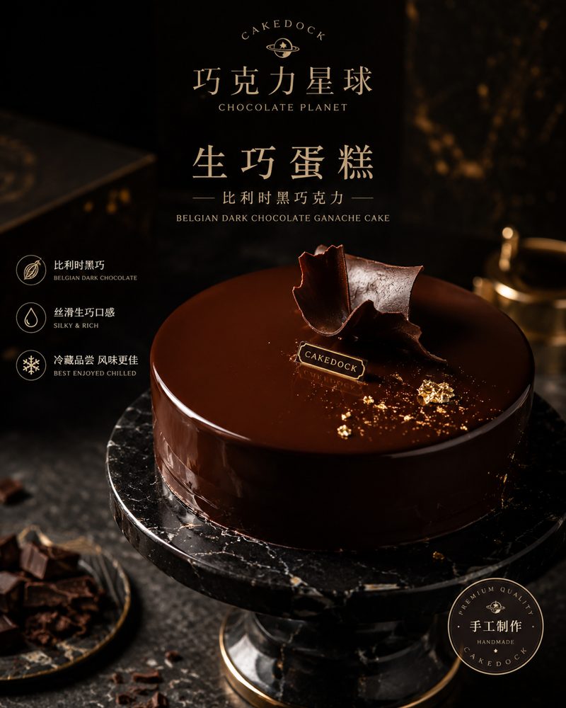 巧克力松露蛋糕(6吋)