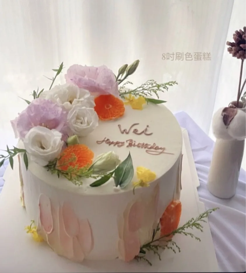 刷色桔梗花