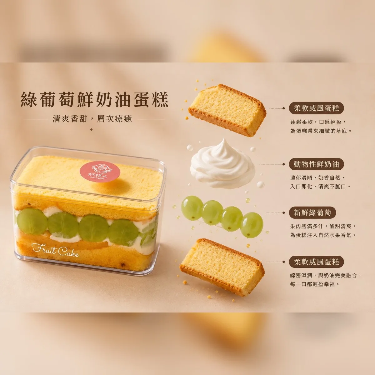小盒子蛋糕 商品介紹 3