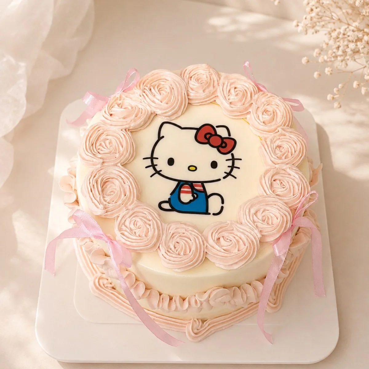 卡通圖案蛋糕(Hello kitty)